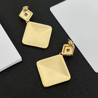 11 trendy vintage gold plated white zirconia stud earrings for women fashion jewelry accessories wedding party anniversary gift