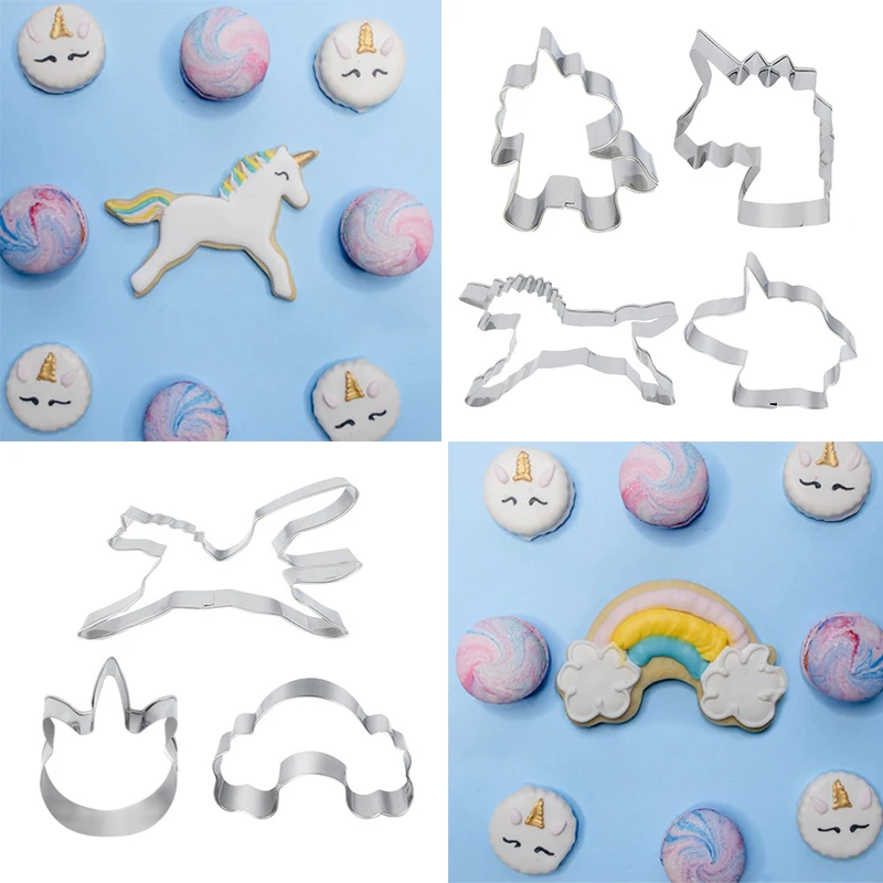 

1Pc Metal Unicorn Cloud Cookie Mould DIY Chocolate Cake Fondant Decor Embossing Mould Kid Adult Craft Kitchen Baking Tool Supply