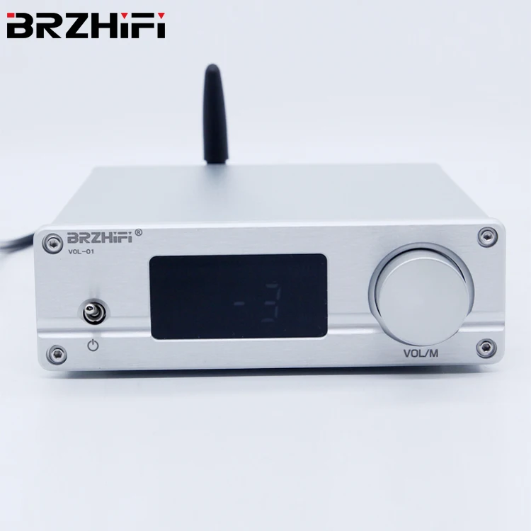 Алюминиевый усилитель громкости BRZHIFI VOL 01 а с пультом ДУ|Усилители мощности| |