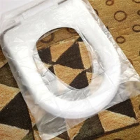 50pcs travel disposable toilet seat cover waterproof safety pad anti bacterial cushion cover camping bathroom accessories