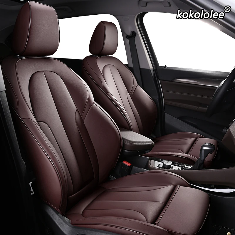 Кожаные чехлы на сиденья для JEEP Compass Wrangler Patriot Cherokee Grand Commander Renegade car sears | Автомобили