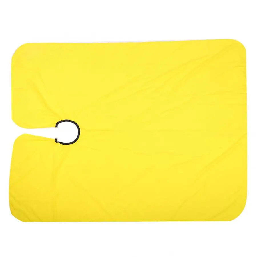 Hair Cutting Dyeing Barber Shop Adjustable Gown Cape Hairdressing Apron Yellow 130 x 120cm | Красота и здоровье