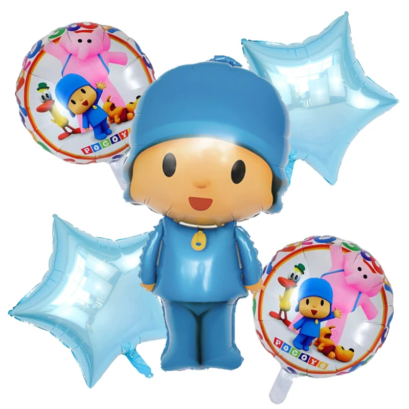 5 шт./компл. воздушный шарик из алюминиевой пленки с изображением койота