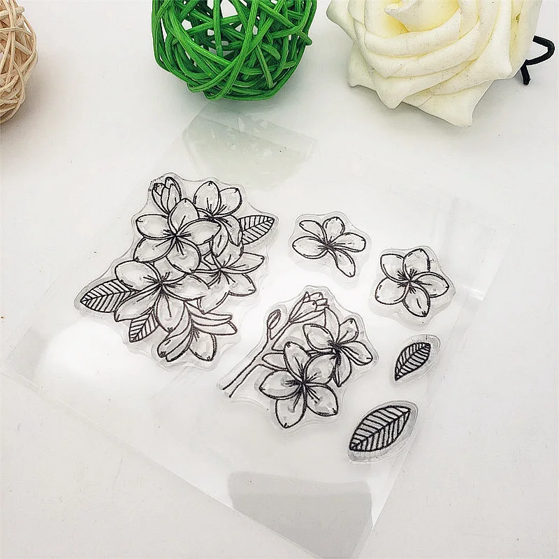 

10x10 см прозрачные штампы Primrose, Прозрачная силиконовая печать, ТПР, Рождественские Свадебные роликовые штампы, «сделай сам», альбом, открытка