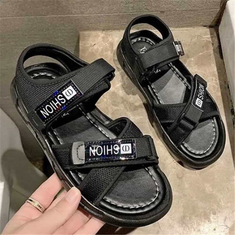 

Flat sports sandals women 2021 summer new fashion comfortable bottom women's shoes casual women platform sandals slippers slides