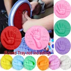 Мягкая глина, сделай сам, сувениры для новорожденных, ручная печать, следы, нетоксичный комплект глины, литой, для родителей и детей, чернильная подушечка, игрушки для отпечатков пальцев