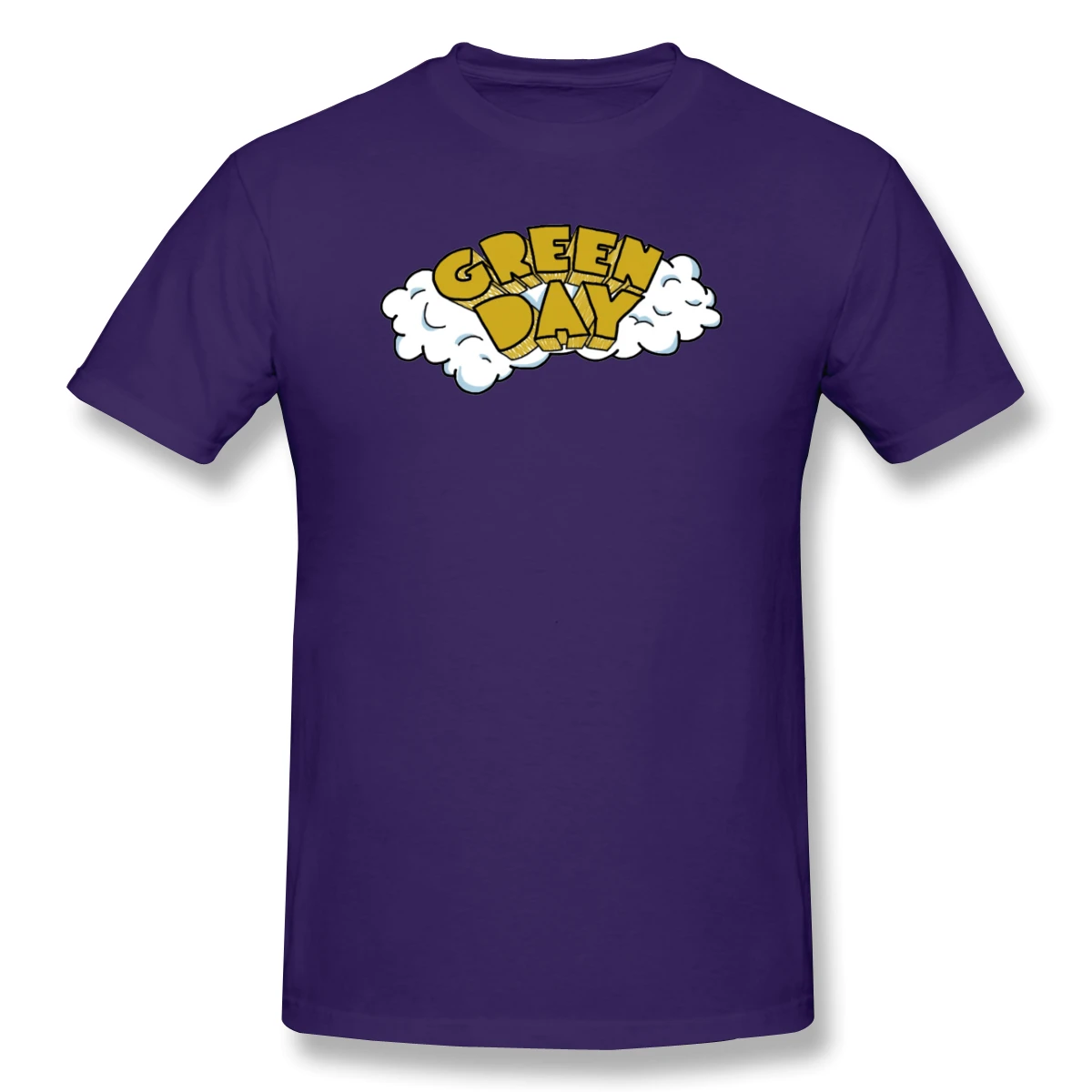 Футболка Dookie Мужская базовая с коротким рукавом зеленый днем смешная рубашка