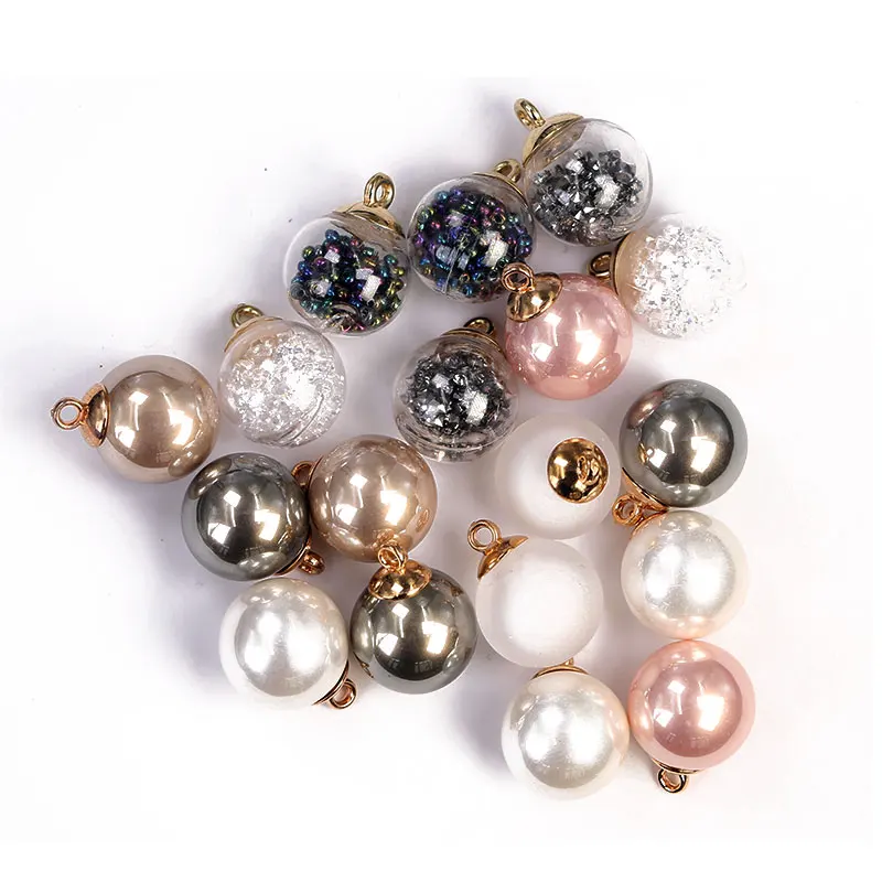 

16mm Fashion Women Wear Pearl Buttons for Clothing ball Button Round Bead Pink Sew on Clothes Sewing Accessories Garment 3pcs