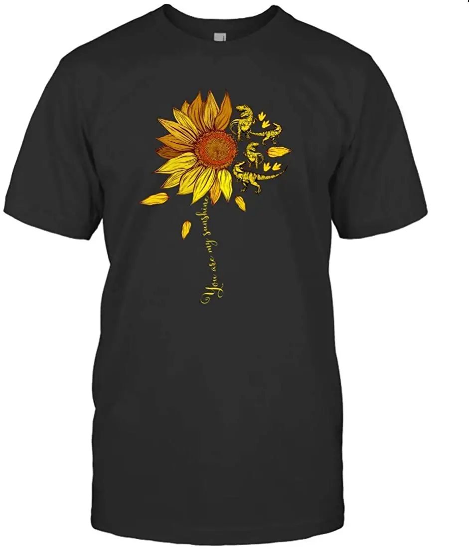 

You Are My Sunshine Sunflower Shirt New 2020 Summer Mens Tee Cool TShirts Breathable All Cotton Short Sleeve T-Shirt