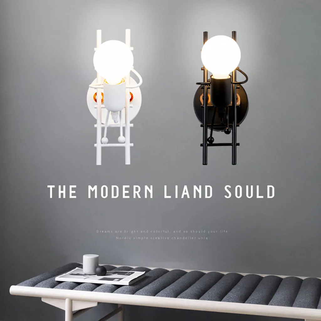 Настенный светильник в скандинавском стиле креативная индивидуализированная