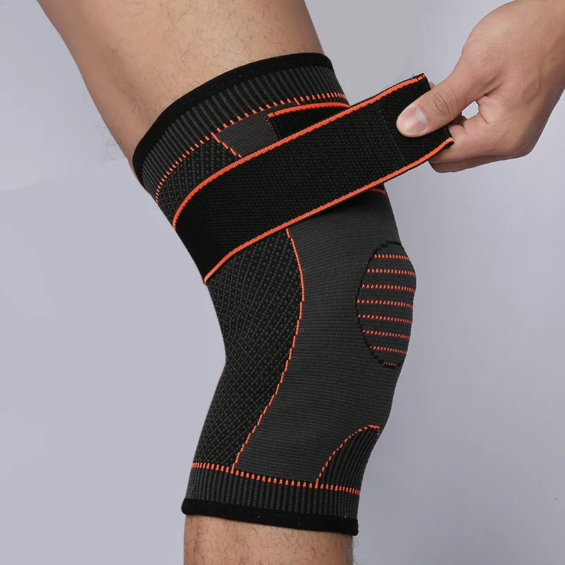 1 шт. наколенник для баскетбола волейбола компрессионный вязаный эластичный