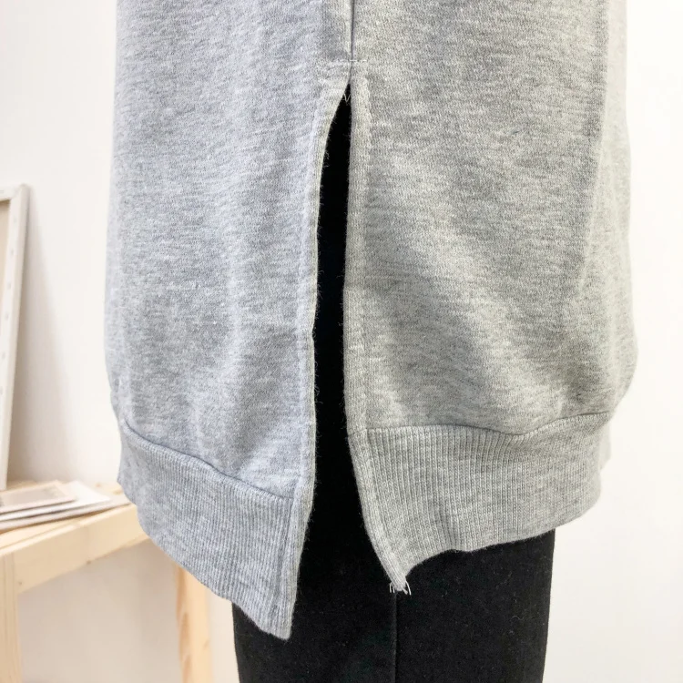 Джинсовая Толстовка для кормящих мам Повседневный свитер с надписью M грудного