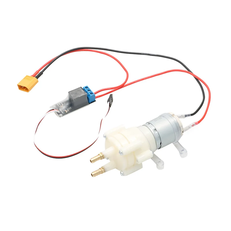 Juego de interruptor de rel&eacute; de Control remoto de bomba de agua con enchufe XT60/T, accesorios de Control de refrigeraci&oacute;n de agua para barco remolcador RC, 4,8 v-12v, 1 Juego-2