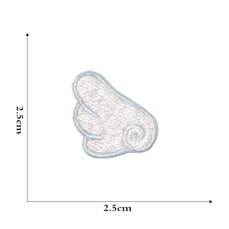 

Embroidered Patch DIY Cute Cartoon Embroidery Patch Text Cloth Sticker Fresh Cloth Sticker Iron on Patches for Clothes Parches