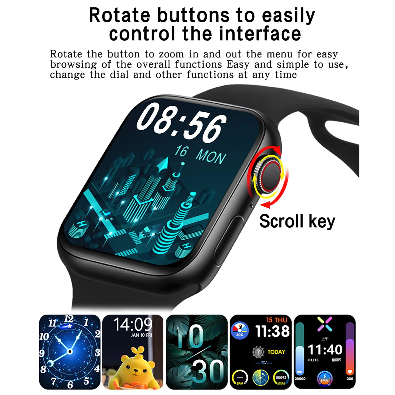 

Смарт-часы HW22 Pro с беспроводным зарядным устройством