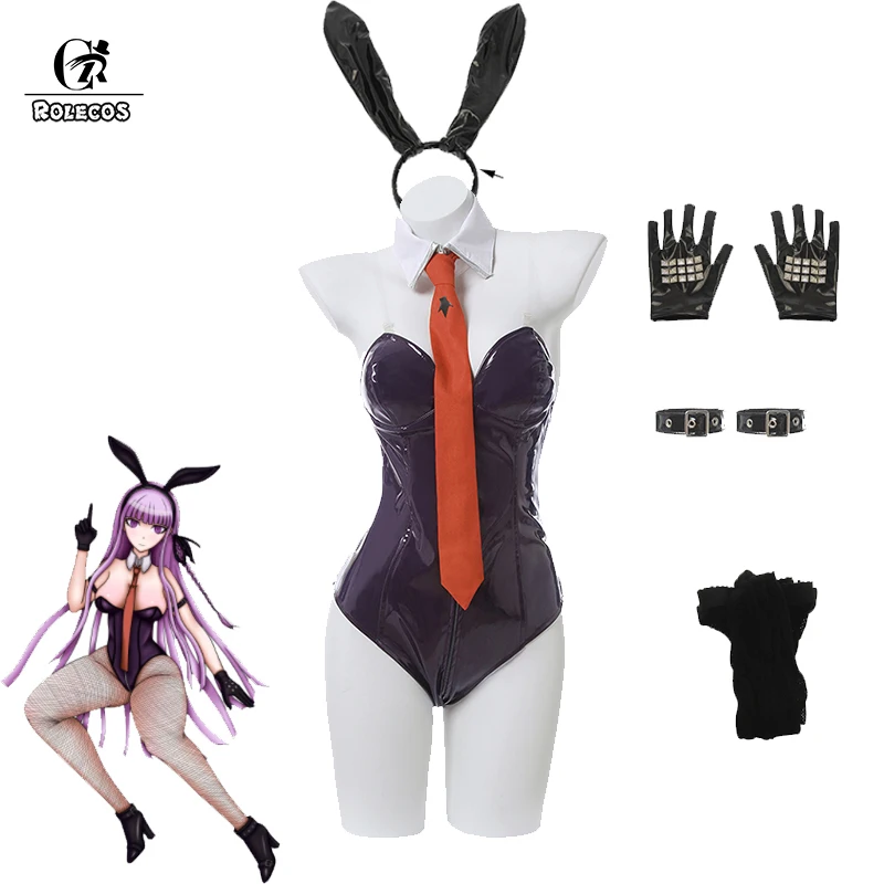 ROLECOS игры Danganronpa Косплэй Kirigiri Киоко костюм Для женщин сексуальная с изображением