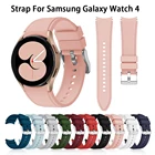 Ремешок силиконовый для Samsung Galaxy Watch 3 41 мм, мягкий спортивный смарт-браслет для galaxy Watch 4 40 мм44 мм, 20 мм