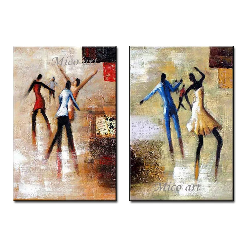

100% Handmade Abstract Figure Art Picture Bedroom Decoration Canvas Human Oil Painting Wall Hangings Artwork Unframed Paintings