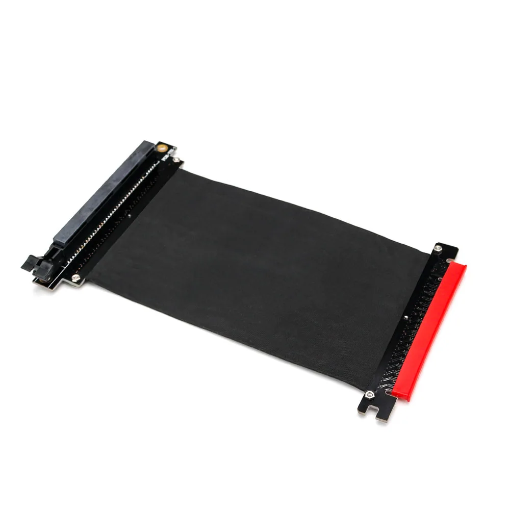 

High Speed PCI Express 3.0 16X Flexible Cable Extension Adapter Riser Card PC Graphics Cards Connector Cable Riser 90 degrees
