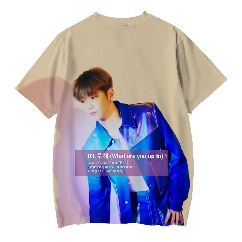 KPOP Kang Daniel 2019 новый альбом цветной на мне 3D печать детская одежда для
