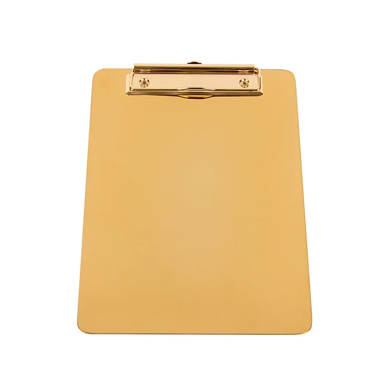 

Nordic writing splint gold stainless steel folder point menu clip metal multifunctional A4 plate clip Writing board