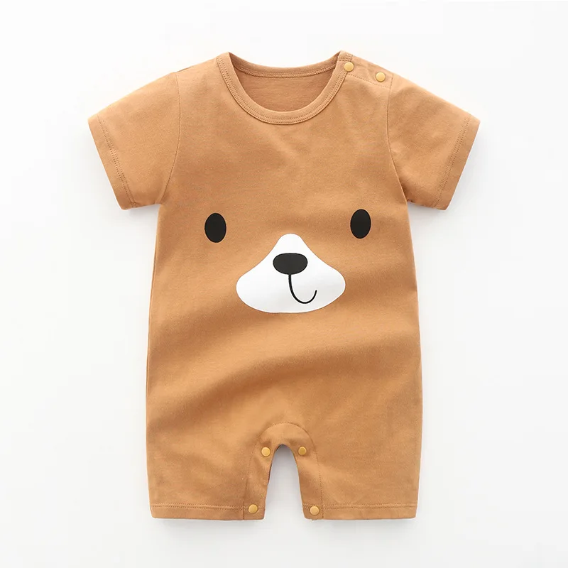 Baby Cotton rompers for Boys And Girls newborn baby girl clothes Summer Short Sleeve Pajamas Toddler Costume boy Jumpsuit 2022