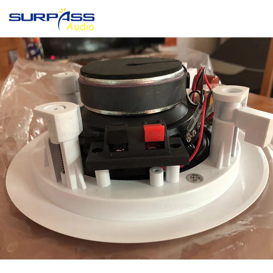 Домашний потолочный динамик 6 дюймов настенный белый цвет напольный громкий s