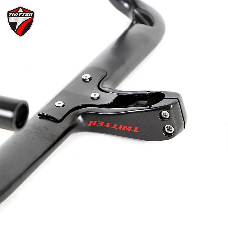Дешево Оптовая продажа с фабрики TWITTER, дорожный велосипед, цельнокроеный, из углеродного волокна, с изогнутым рулем, аксессуары для дорожного велос...