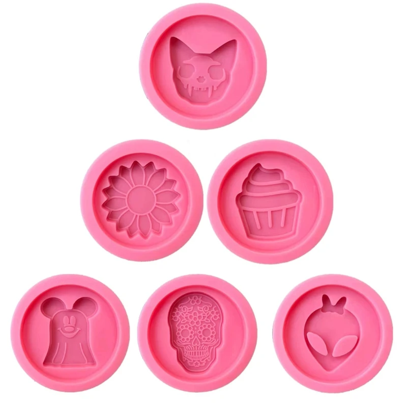 

Phone Grip Silicone Resin Mold Mouse Head Badge Holder Stand Casting Molds for DIY Crafts Jewelry Making Supplies