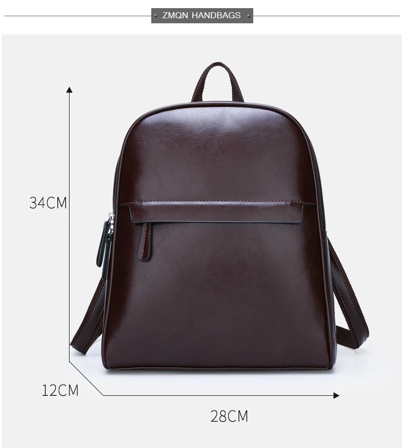 ZMQN, винтажный кожаный женский рюкзак,, Mochila Feminina, Большой Вместительный рюкзак, школьные сумки для девочек-подростков, сумка для женщин C130
