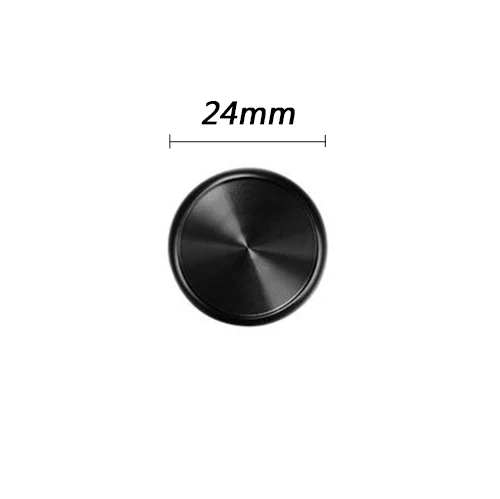 24mm 2 шт, 24 мм, металлическая книга, блокнот, Грибное отверстие, кнопка, блокнот, пластик, в рулонах, 360 градусов, диск, пряжка, связывающие кольца - Цвет: 24mm