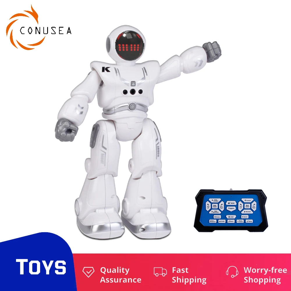 

JJRC R18 RC Robot 2.4G Intelligent Children Remote Control Toy program with music gesture sensing Action Figures Toys for boys