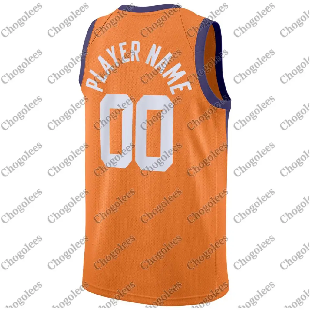 

Men Basketball Jersey Phoenix 201920 Custom Swingman Jersey Orange Statement Edition