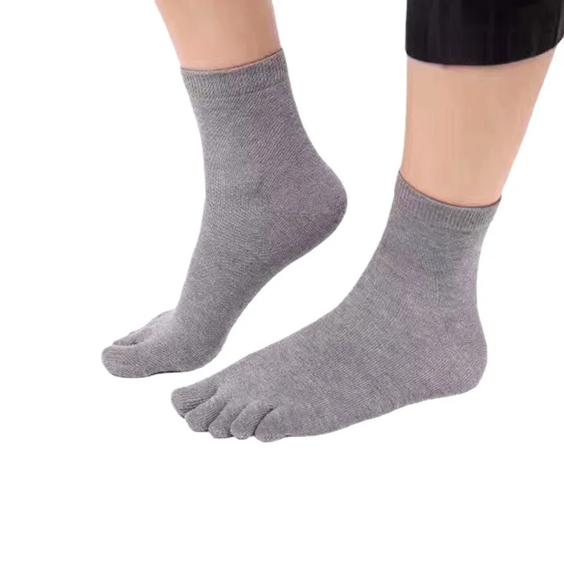 Antibacterial and Deodorant Split-toe Socks 6 pairs per set Running, Fitness, Men's and Women's Socks, Five-finger Socks