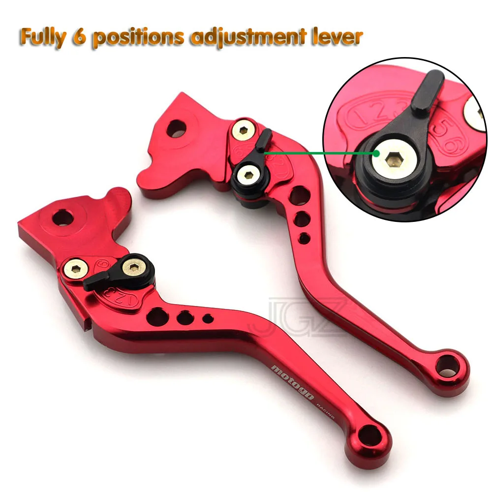 Алюминиевый мотоциклетный регулируемый короткий рычаг сцепления титановый руль