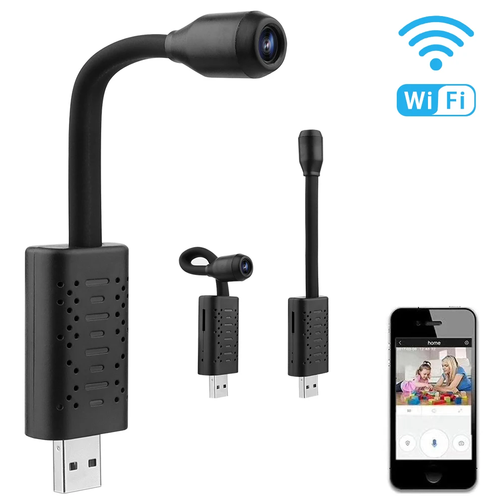 Камера наблюдения s с Wi Fi мини камера IP USB Full HD 1080P P2P CCTV SD карта Облачное хранилище