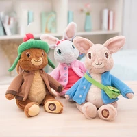 30cm peter rabbit series cartoon characters plush dolls kawaii petering lily ben rabbit plush toys dolls cartoon birthday gifts