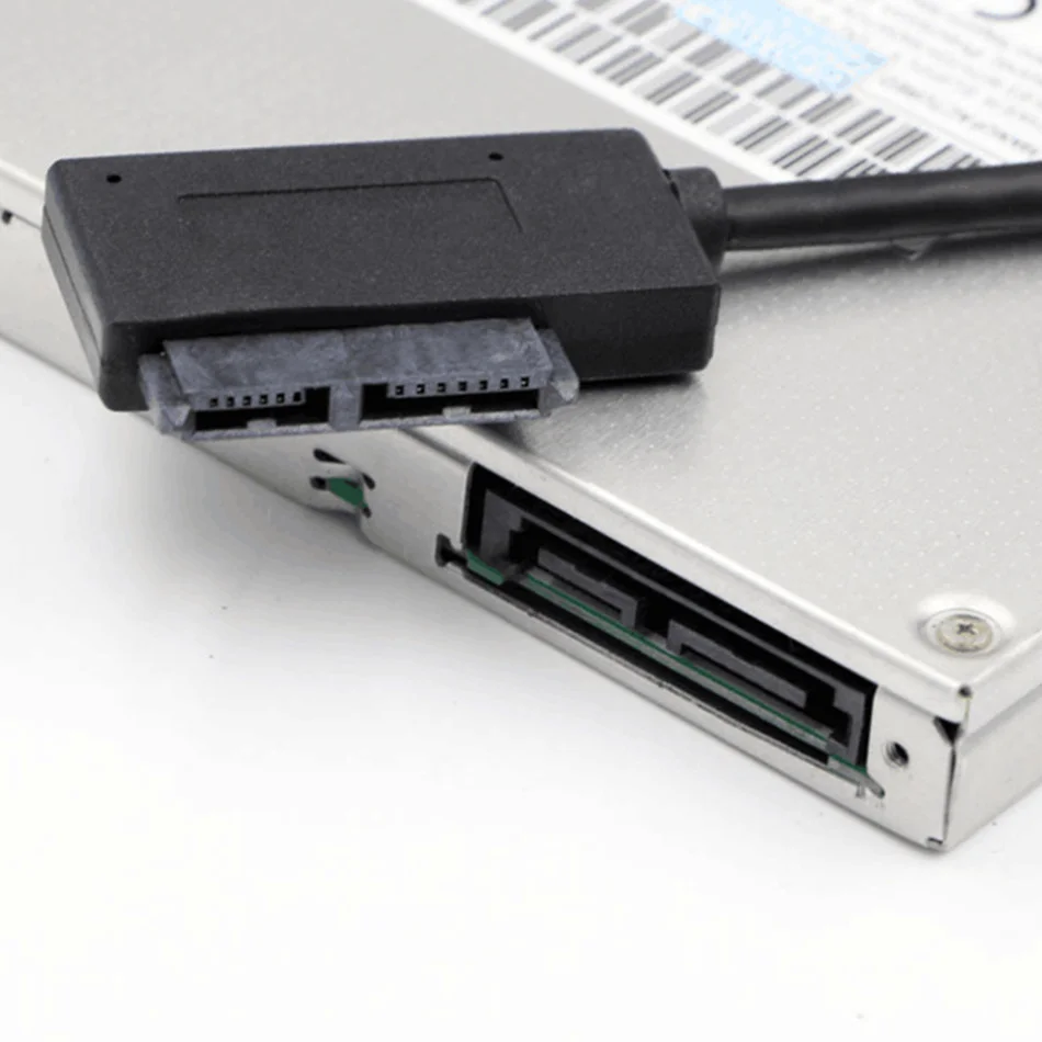 Адаптер WVVMVV USB 2 0 для Mini Sata II 7 + 6 13Pin кабель-преобразователь ноутбука CD/DVD ROM
