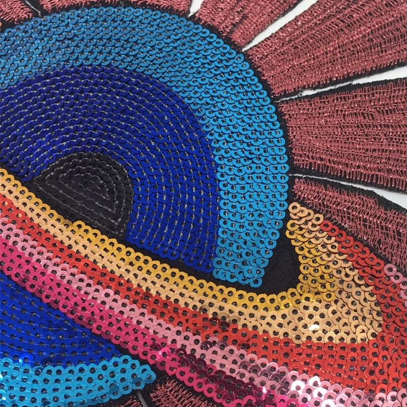 Вышивка блестками тканевые наклейки сделай сам украшение одежды аксессуары