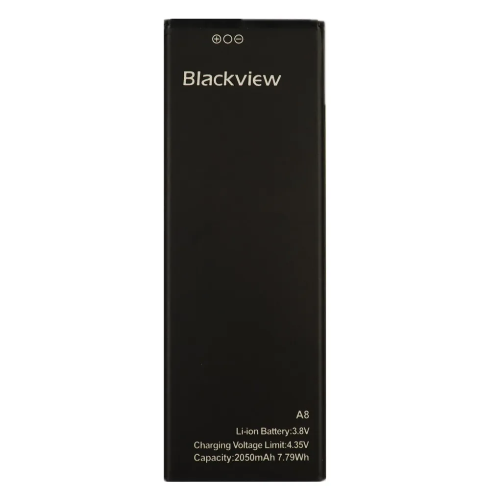 100% Оригинальная батарея Blackview A8 2050 мАч запасная для A 8 смартфона Бесплатная