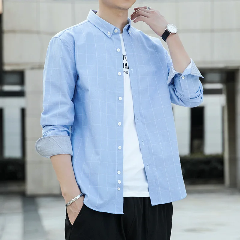 Мужская Горячая Распродажа Осень Зима флисовая клетчатая плюс рубашка держит