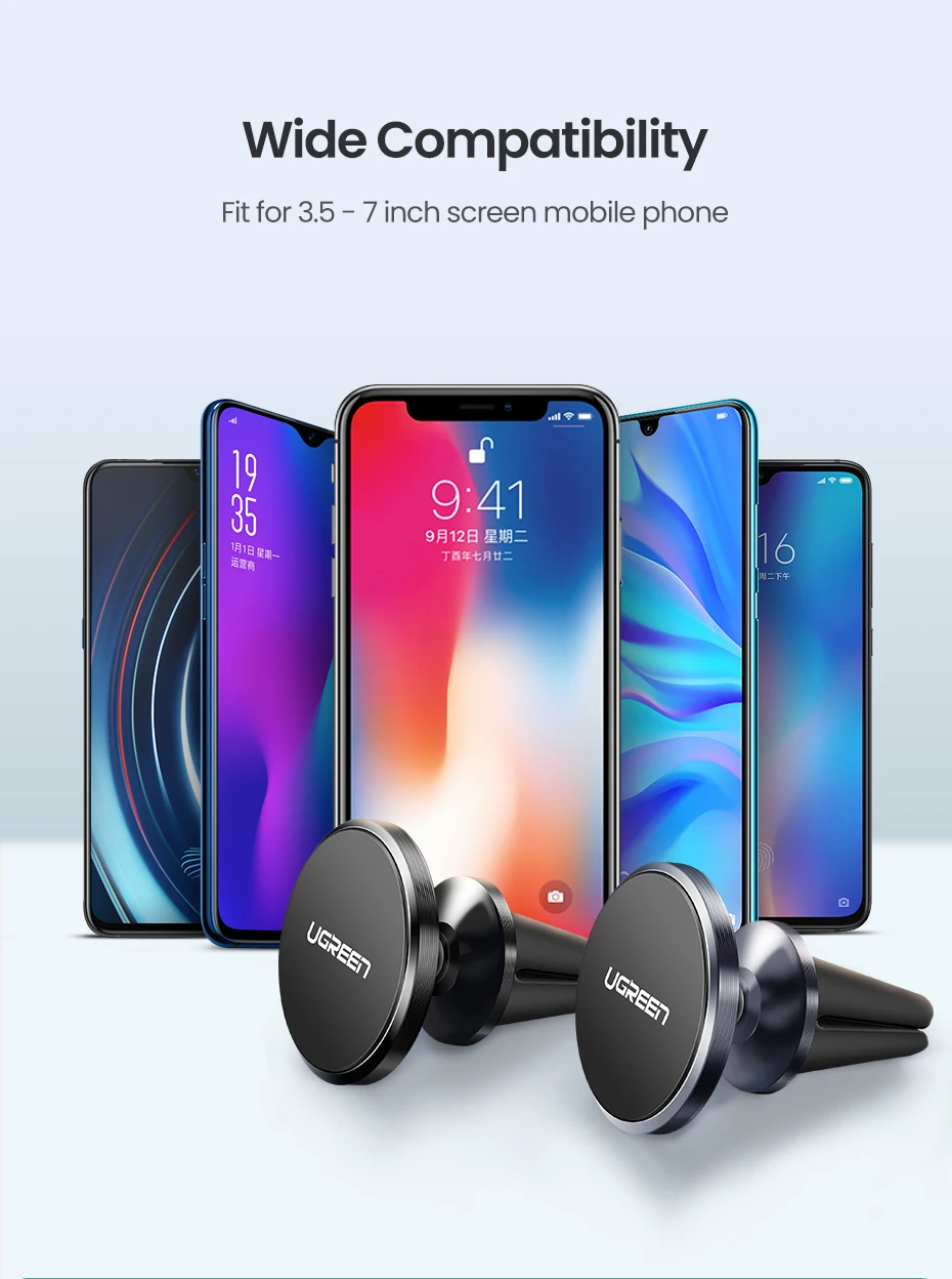 Ugreen Car Magnetic Phone Holder Cell Phone Mount Holder Stand In Car Smartphone Support Magnet for iPhone X Mobile Stand Holder