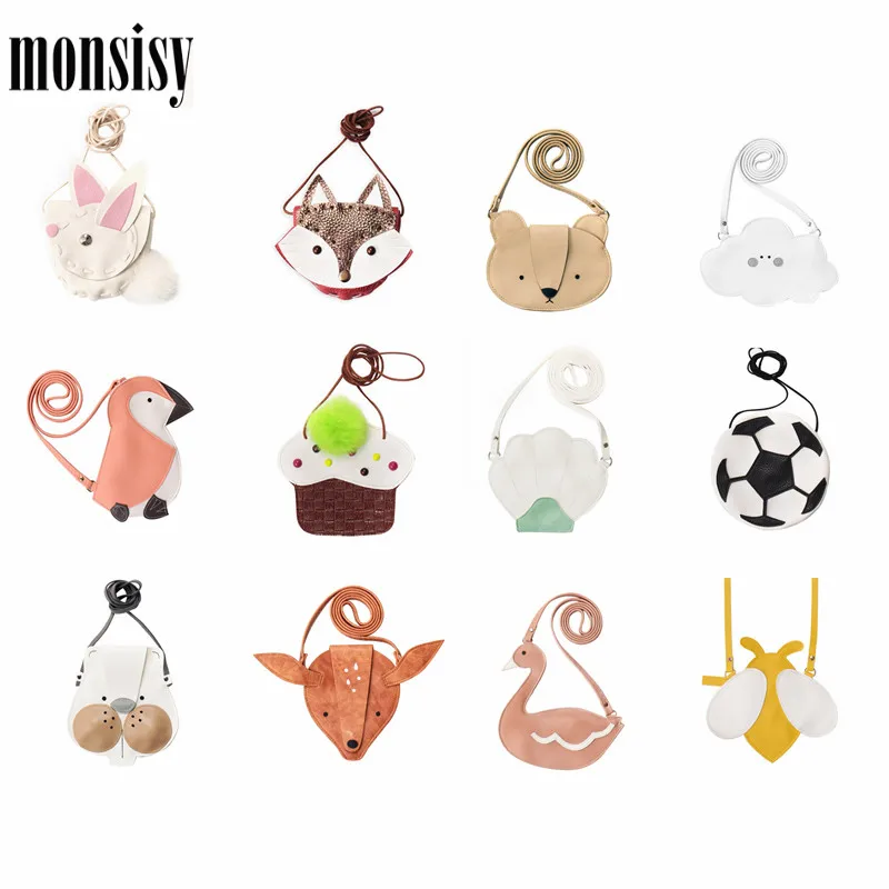 Кошелек Monsisy для мелочи в виде животного миниатюрная сумочка через плечо