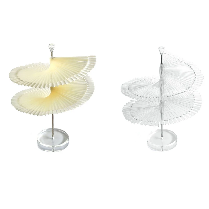 

120 цветов, s-образный демонстрационный стенд для ногтей, для творчества, демонстрация дизайна ногтей, полка для гель-лака, цветная карта, вращ...