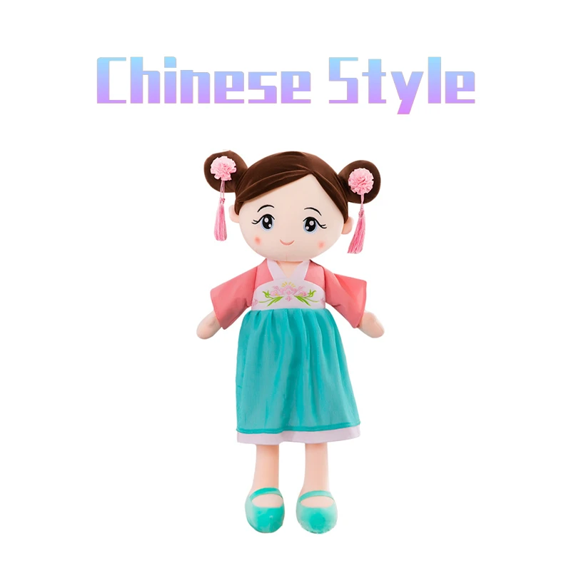 Kawaii милый аниме мультфильм ханьфу китайская Кукла Плюшевая Игрушка ткань мягкая