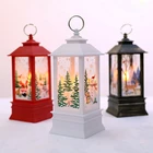 Рождественский фонарик, имитация пламени рождественские украшения, светодиодная электронная свесветильник украшения для рождественской елки