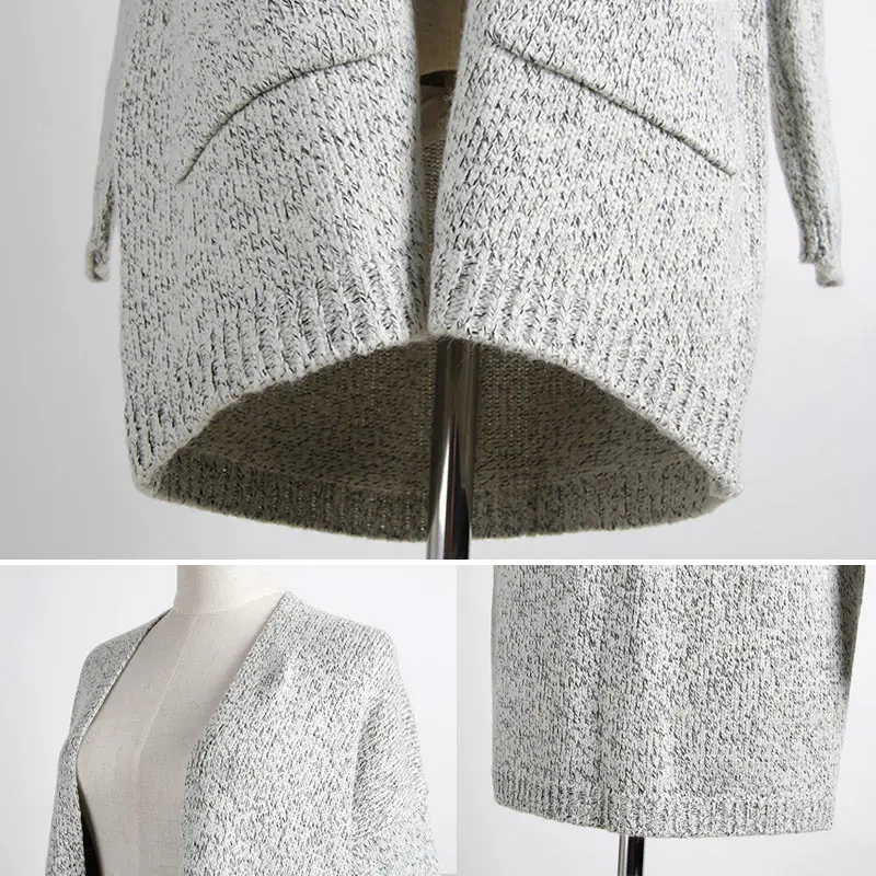 

New 2019 Autumn Winter Women Knitted Sweater Casual Cardigan Long Sleeve Loose Knit Jacket Coat Outwear Tops Plus Size dg88