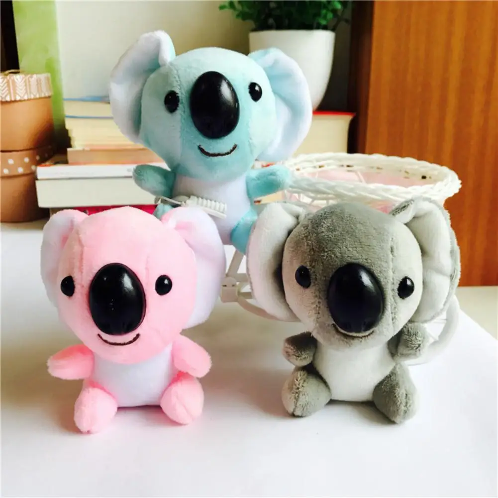 

10 см милая мини-фотополимерная пушистая кукла-животное брелок подвеска для сумки