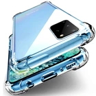 Противоударный чехол для телефона Samsung Galaxy A50 A51 A70 A71 A10 A30 S8 S9 S10 S10e S20 S21 Plus S21, ультра силиконовый чехол, задняя крышка