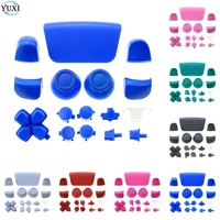 yuxi full set thumb stick grip joystick cap dpad direction key l1 r1 l2 r2 abxy buttons for sony playstation 5 ps5 controller